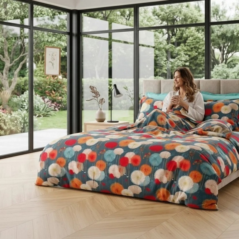 Lenjerie pat Ranforce 100% Cotton Pro (Botanica Home) – RALEX PUCIOASA