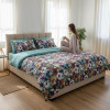 Lenjerie de pat Cotton Pro 100% bumbac – imprimare digitală (Floral Daydream) – RALEX PUCIOASA