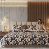 Lenjerie de pat Cotton Pro 100% bumbac – imprimare digitală (Dark Magnolia) – RALEX PUCIOASA