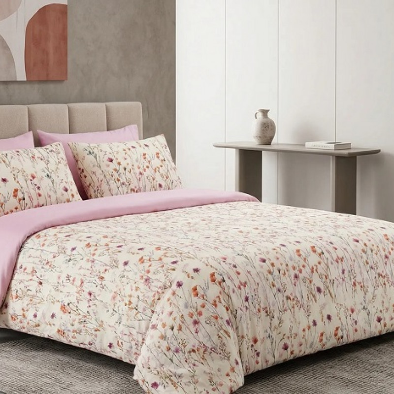 Lenjerie de pat Cotton Pro 100% bumbac – imprimare digitală (Garden Bliss) – RALEX PUCIOASA