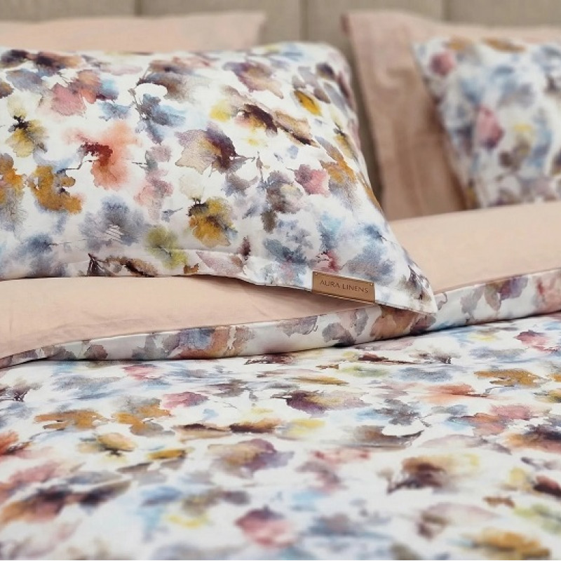 Lenjerie de pat Cotton Pro 100% bumbac – imprimare digitală (Petal Simphony) – RALEX PUCIOASA