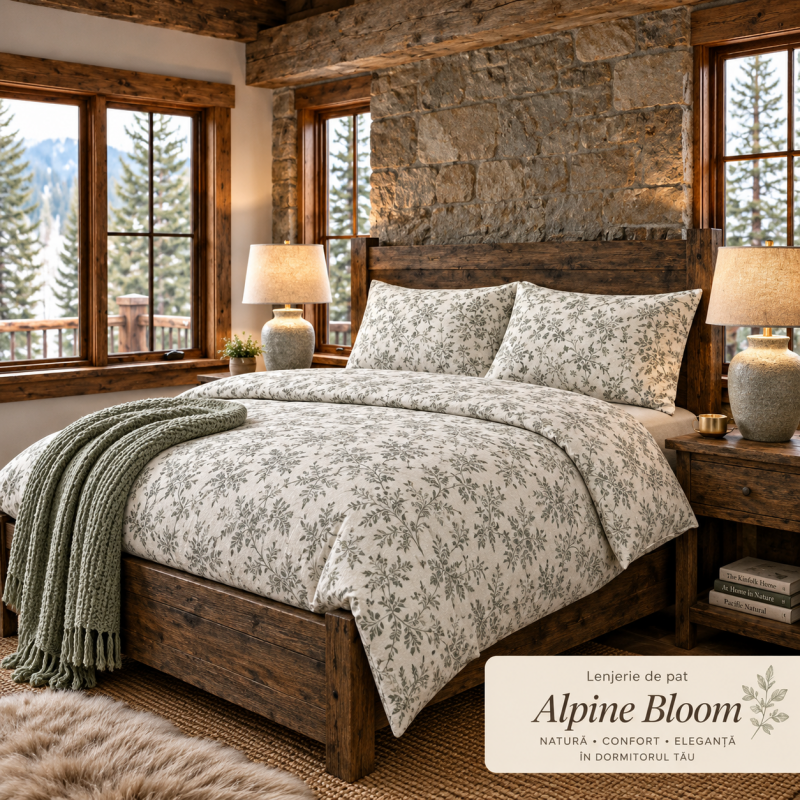 LENJERIE PAT TRICOT BUMBAC 100 % CU HUSĂ- ALPINE BLOOM V3 – RALEX PUCIOASA